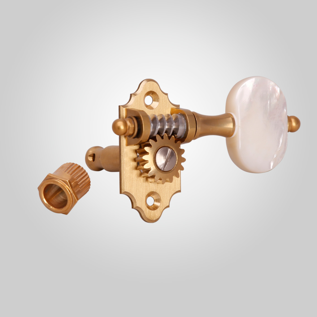 (GOTOHペグ) コンポーネントギター GOTOH クラシックギター ペグ 35G1600 2R(茶ボタン) G(ゴールド